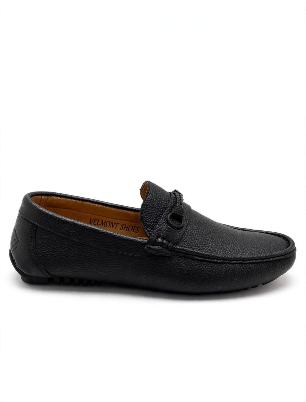 Classic Black Leather Loafers