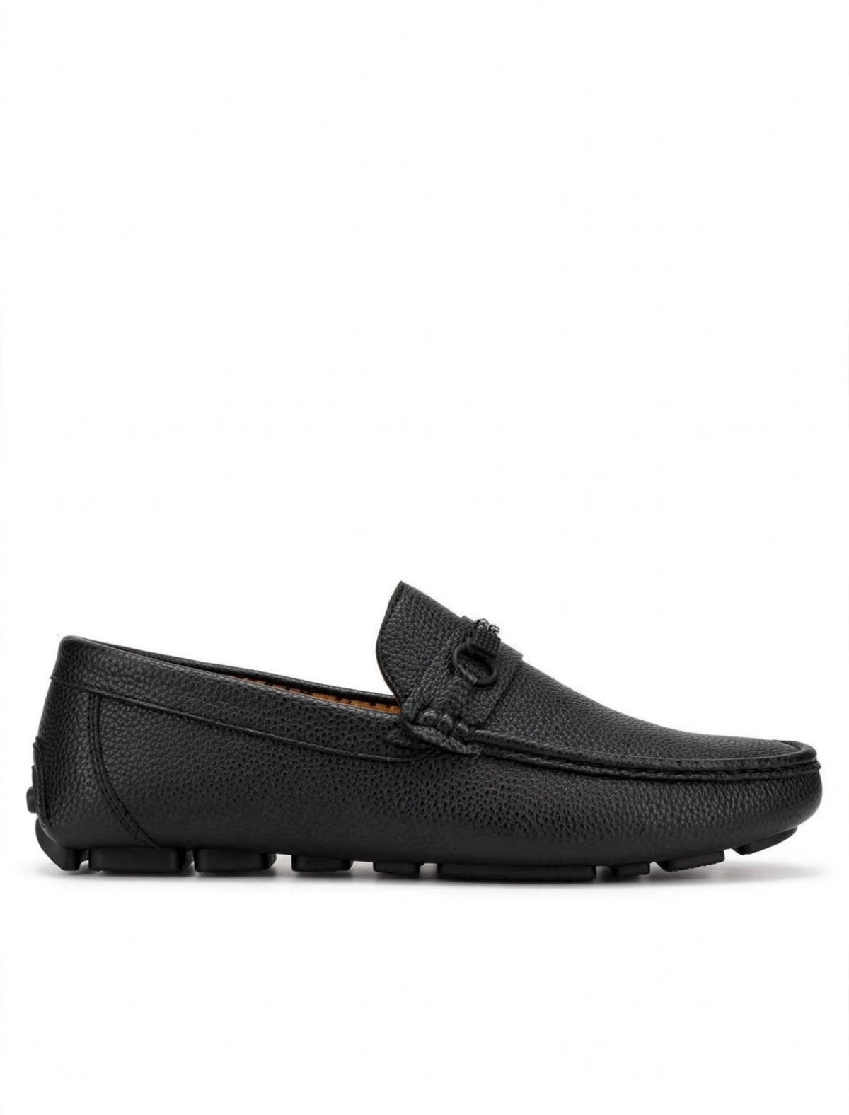 Classic Black Leather Loafers